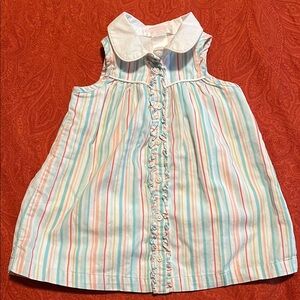Sleeveless dress with ruffles Janie and Jack layette newborn infant